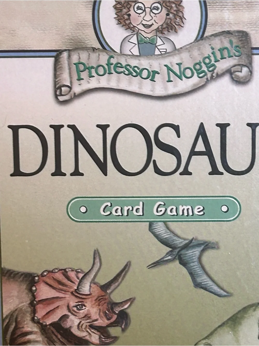 Dinosaur Card Game - Green